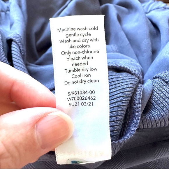 NWT Brooklyn Textured Jumpsuit Slate Blue Leopard Cheetah Print Stretch - Picture 15 of 15